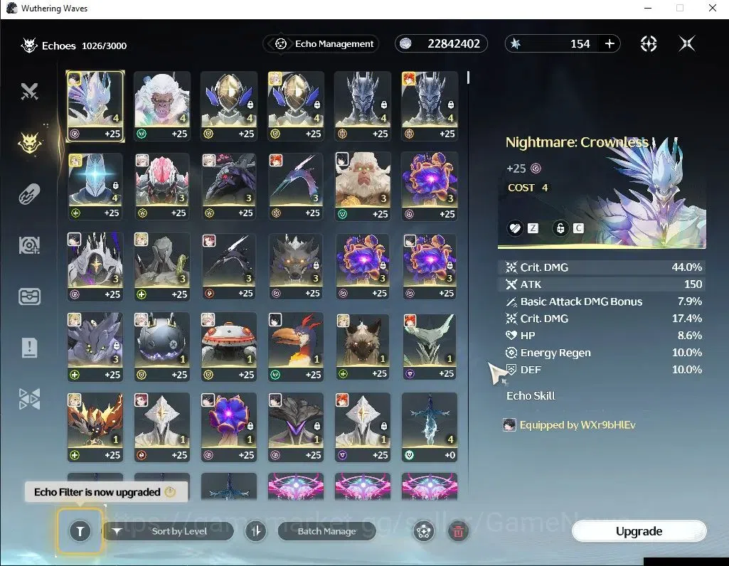 Wuthering Waves Accounts Starter SEA |UL 51|6 Limited+3 Sign|(Lynae,Augusta,Iuno)+Sign,Lucilla,Phrolova,Rebecca|DB Lvl 30|MC 4