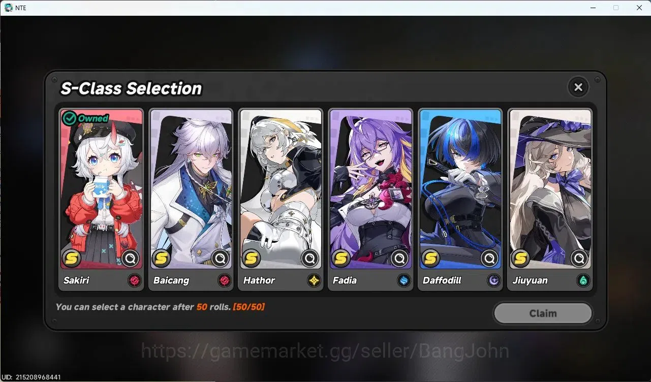 Neverness to Everness Accounts SEA | Starter Lv 3 | 2 S-Class (Hotori,Sakiri) + 1 image 4