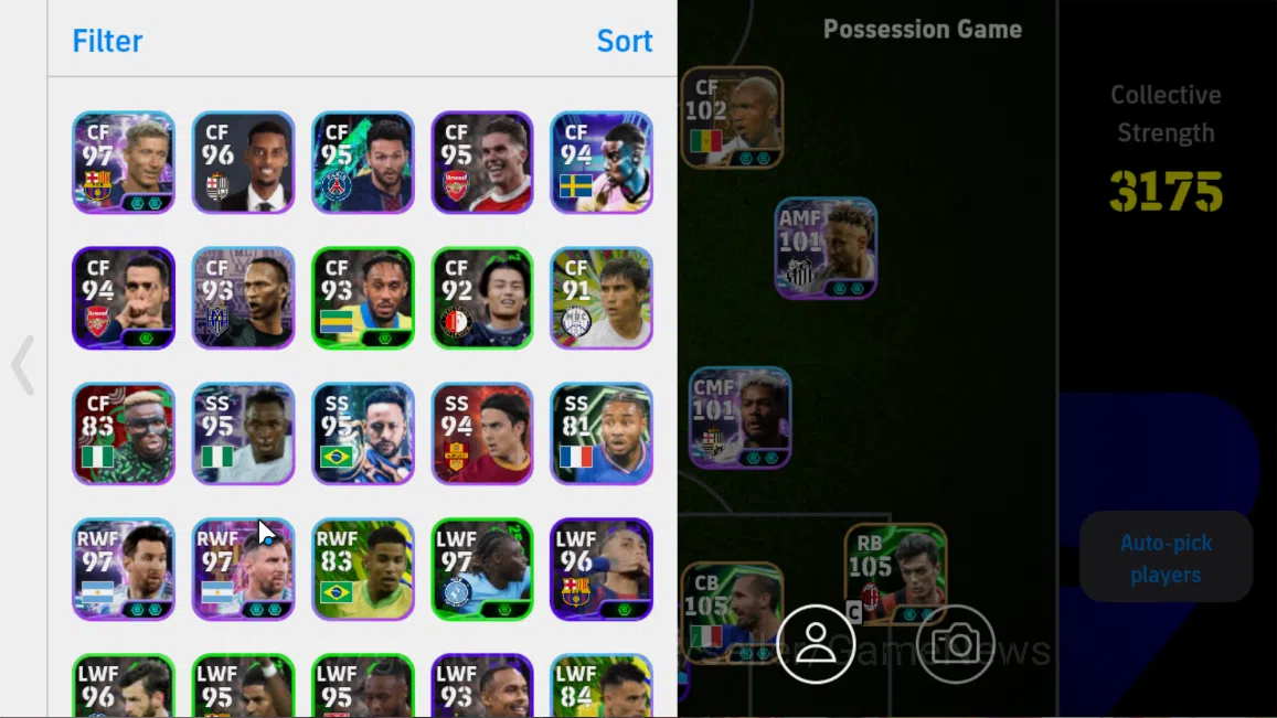eFootball Accounts Mobile|Robert Lewandowski(PhenomFinishing),Franco  image 2