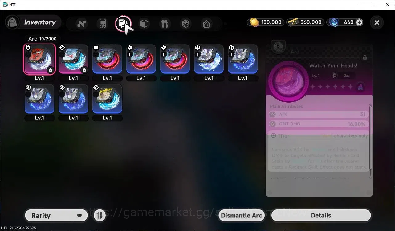 Neverness to Everness Accounts GLOBAL EU|HL 3| 1 SSR Hotori Awk 1 + Selector ON|5 image 8