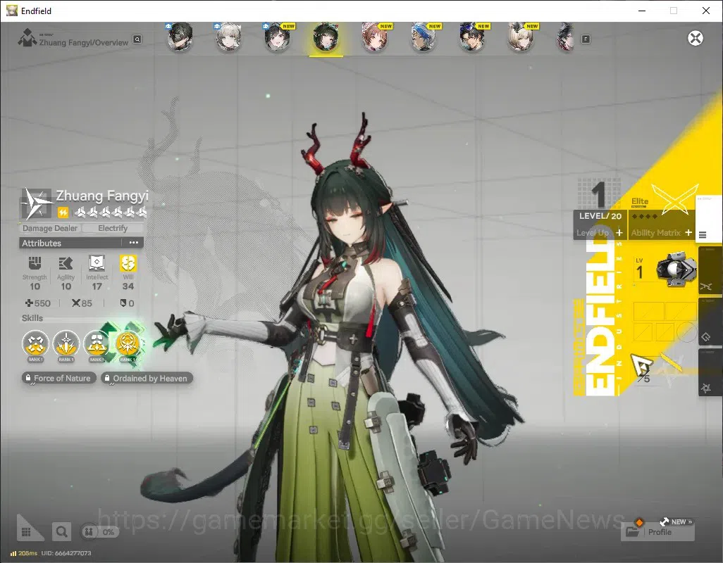 Arknights: Endfield Accounts NA|Lv 2|2 SSR (1 Limited) + 1 SSR Selector + 2 (*6 Weapon)|Zhuang 2