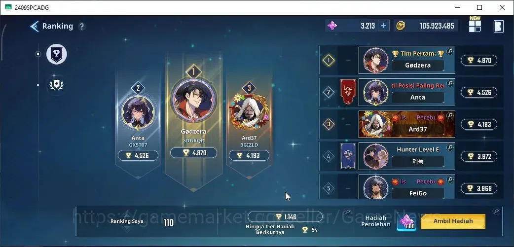 Solo Leveling: ARISE Accounts Lvl 77 2M Pwr|LennartA5+SignA1,ReijiA4+Sign,Alicia image 2