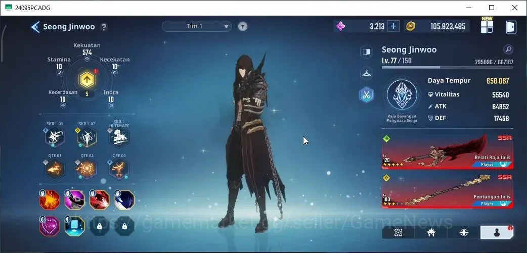 Solo Leveling: ARISE Accounts Lvl 77 2M Pwr|LennartA5+SignA1,ReijiA4+Sign,Alicia image 3