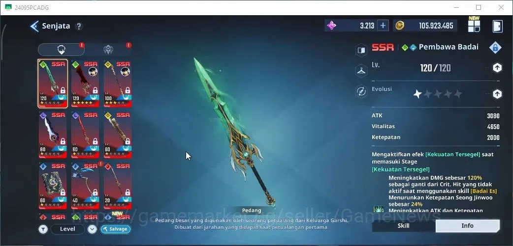 Solo Leveling: ARISE Accounts Lvl 77 2M Pwr|LennartA5+SignA1,ReijiA4+Sign,Alicia image 9