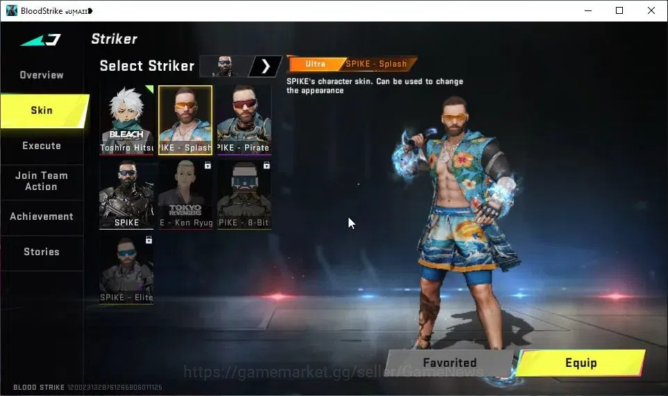 Blood Strike Accounts ASIA|Collab BLEACH[Toshiro,Byakuya,Melee Zanpakuto image 19