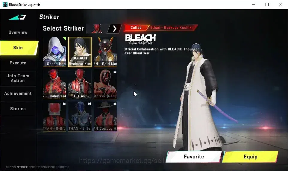 Blood Strike Accounts ASIA|Collab BLEACH[Toshiro,Byakuya,Melee Zanpakuto image 4