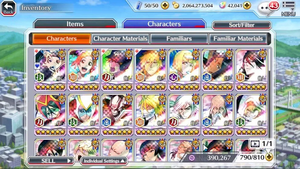 Bleach: Brave Souls Accounts High-End [GLOBAL]42K Orb|TYBW26 Gisele,SwimSuit26 Gisele,DremTeam Ichigo,10th Aniv Ichigo,Duo 11