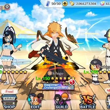 Bleach: Brave Souls Accounts High-End [GLOBAL]42K Orb|TYBW26 Gisele,SwimSuit26 Gisele,DremTeam Ichigo,10th Aniv Ichigo,Duo