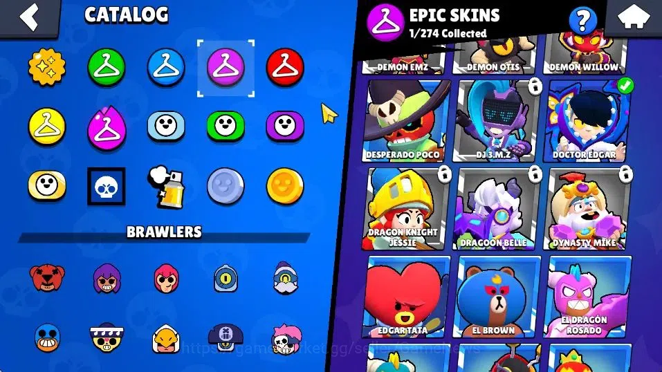 Brawl Stars Accounts 1010 Trophies, 14 Brawlers, 2 Max Lv. 49 Showdown  image 12