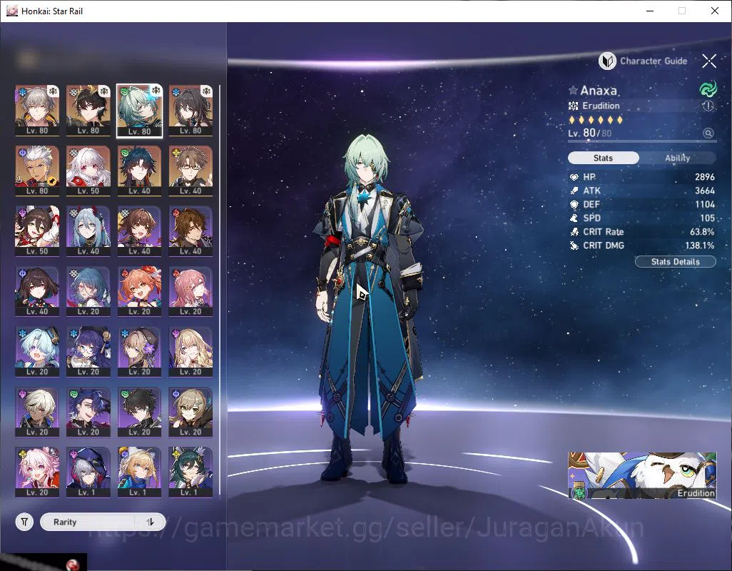 Honkai Star Rail Accounts ASIA|TL 53|Starter 4 Limit RuanMei E1,Dante,Anaxa, image 2