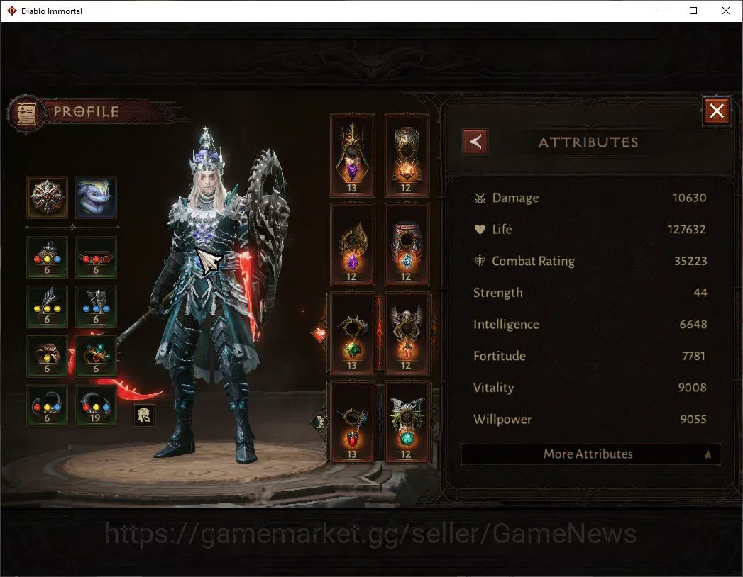 Diablo Immortal Accounts SEA - Vasily|Lv60(519)|Necromancer|CR 35k|Reso 390 image 15