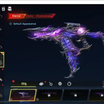Blood Strike Accounts Collab Skin ASIA|1 ETERNAL: Vector-Shadowdrake|1 Ultra Kala-Crimson Verdict Lv2 | 2 Legend Camo Chest