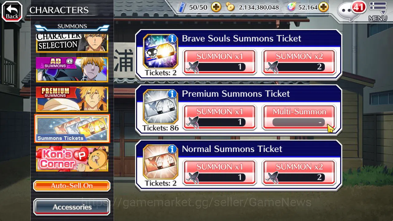 Bleach: Brave Souls Accounts [GLOBAL]52 Orbs|Rukia,Ichigo 10th Anniv,Soul Reape image 18