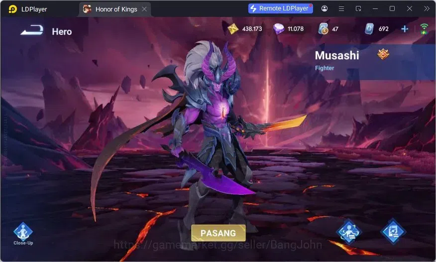 Honor of Kings Accounts Global | 112H 250S |2 JJK (Lady Sun, Kongming),2 S image 4