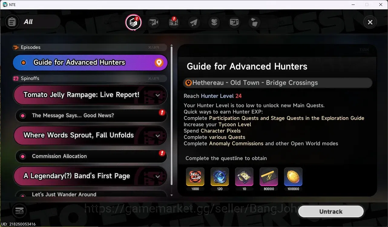 Neverness to Everness Accounts SEA|Hunter Lv 18|3 S-Class (Hotori,Lacrimosa,Daffo image 15