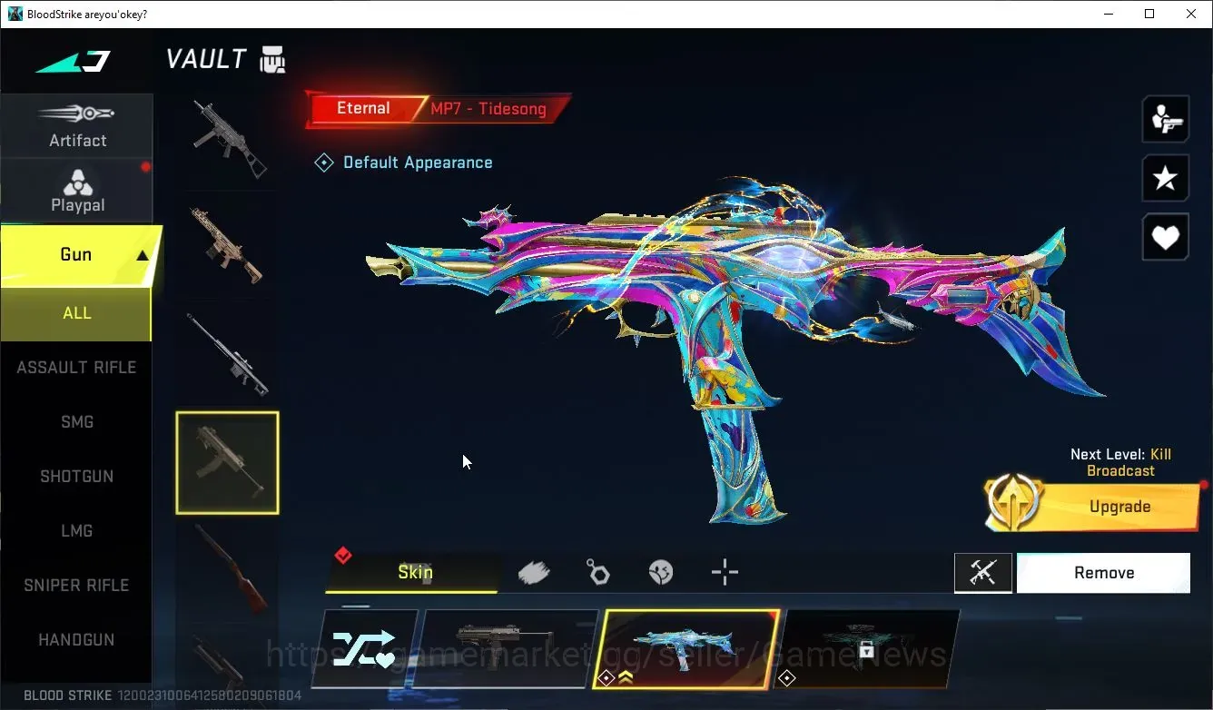 Blood Strike Accounts Collab Skin ASIA|ETERNAL MP7,DeAgle+MELEE Staff|Collab AOT2 M4A1 Batle Faith,OPM SKS,Ethan,+Many 1