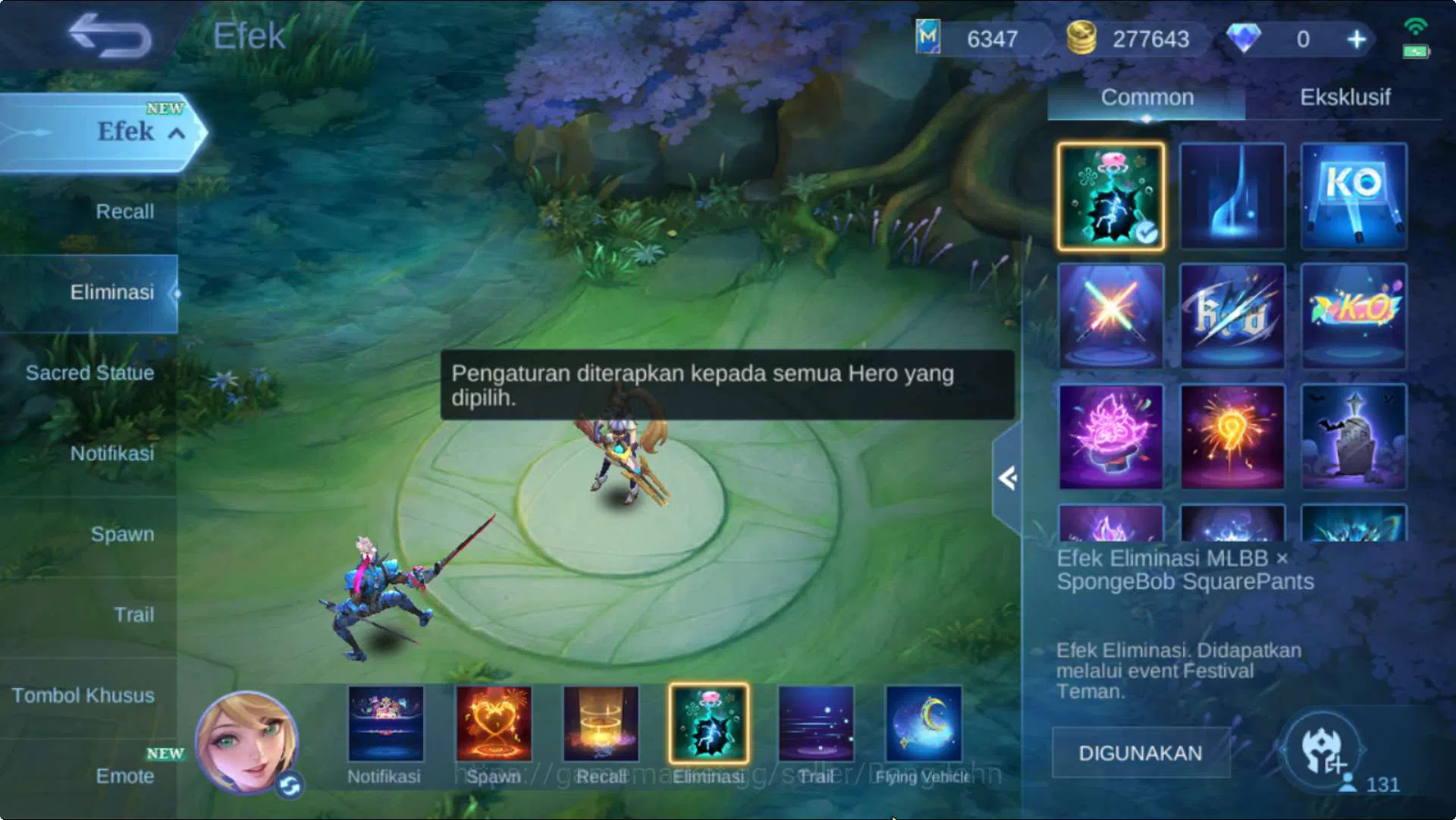Mobile Legends: Bang Bang Accounts Hero 131 Skin 230 | EmblemMax | KOF Karina, CC Nat image 6