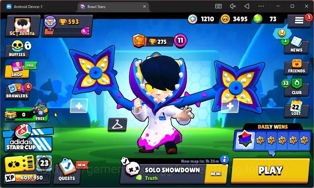 Brawl Stars Accounts Global|593 Trophy|13 Brawler|2 Max Hypercharge(She image 1