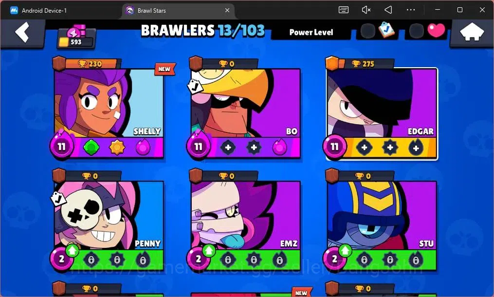 Brawl Stars Accounts Global|593 Trophy|13 Brawler|2 Max Hypercharge(She image 6