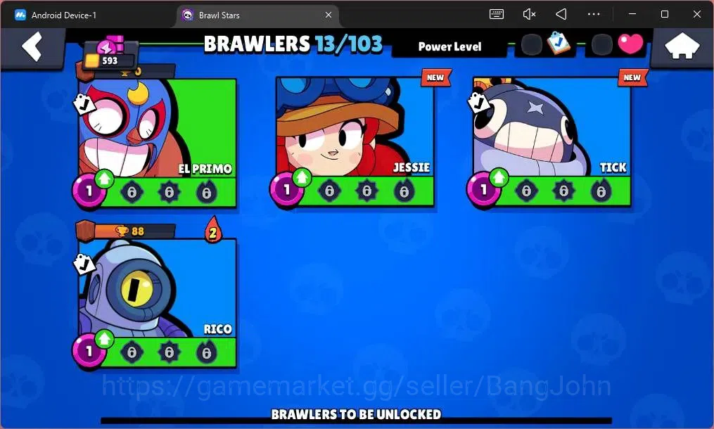 Brawl Stars Accounts Global|593 Trophy|13 Brawler|2 Max Hypercharge(She image 8