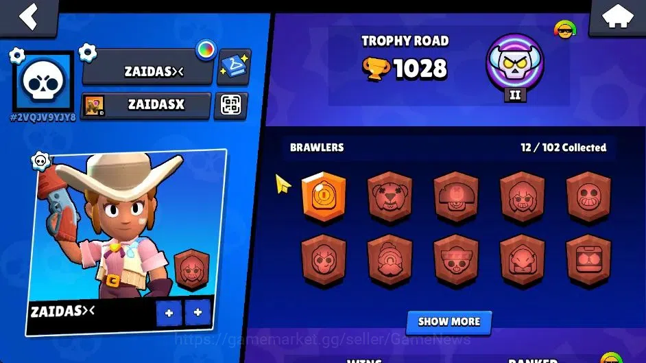 Brawl Stars Accounts 1028 Trophy|8,7K Bling| 12 Brawlers 1 Max Lvl [BEA image 2