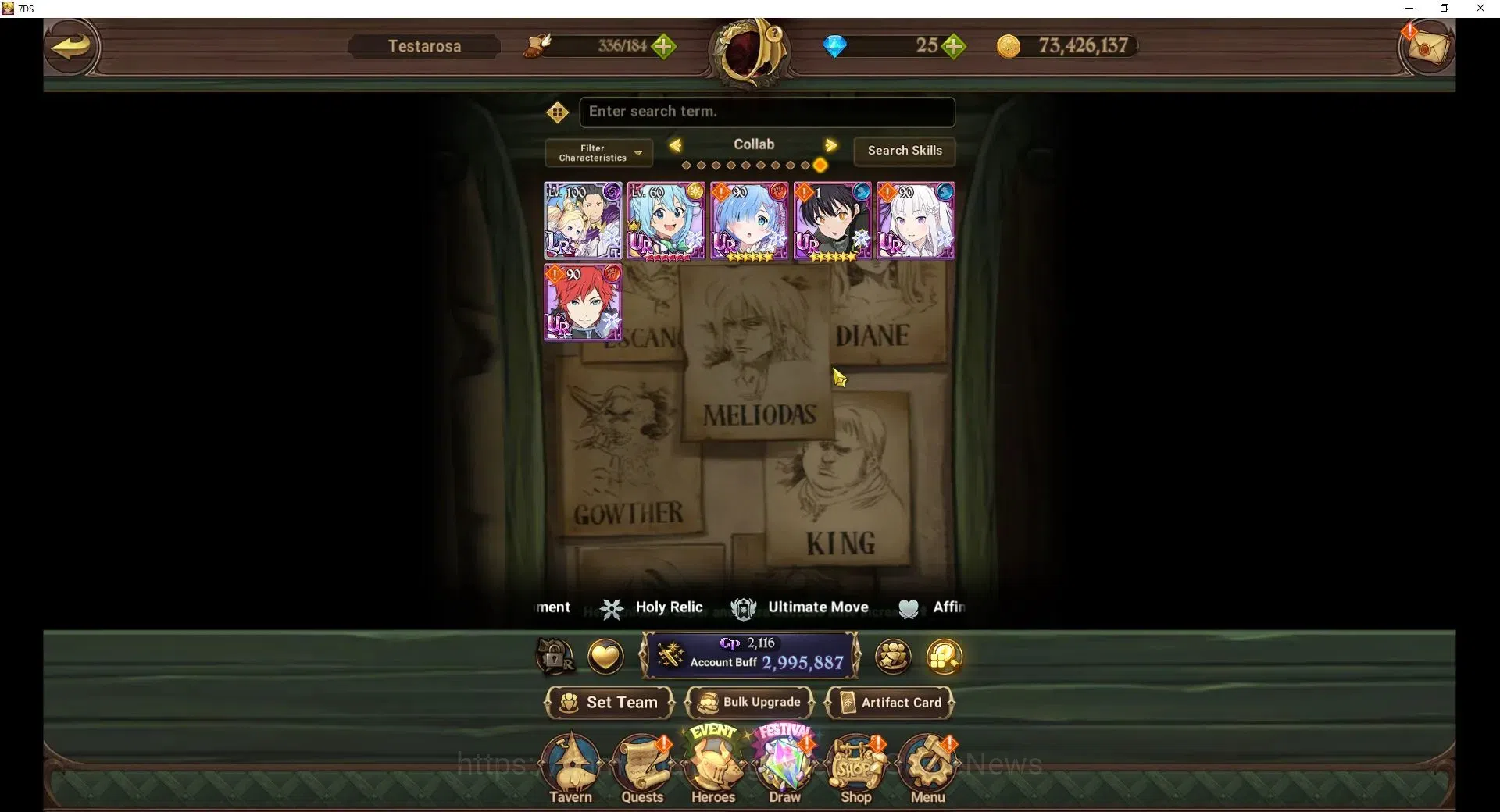 The Seven Deadly Sins: Grand Cross Accounts Asia|2,9M CC|2 LR+5 UR+Many Collab|SubarBeatr,Brun image 4