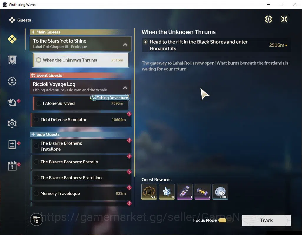 Wuthering Waves Accounts Starter EU|UL 46|2 Limited| [Sigrika Rc 1,Qiuyuan]+Sign |DB Lv 30|Female MC|Log Kuro|Check 10