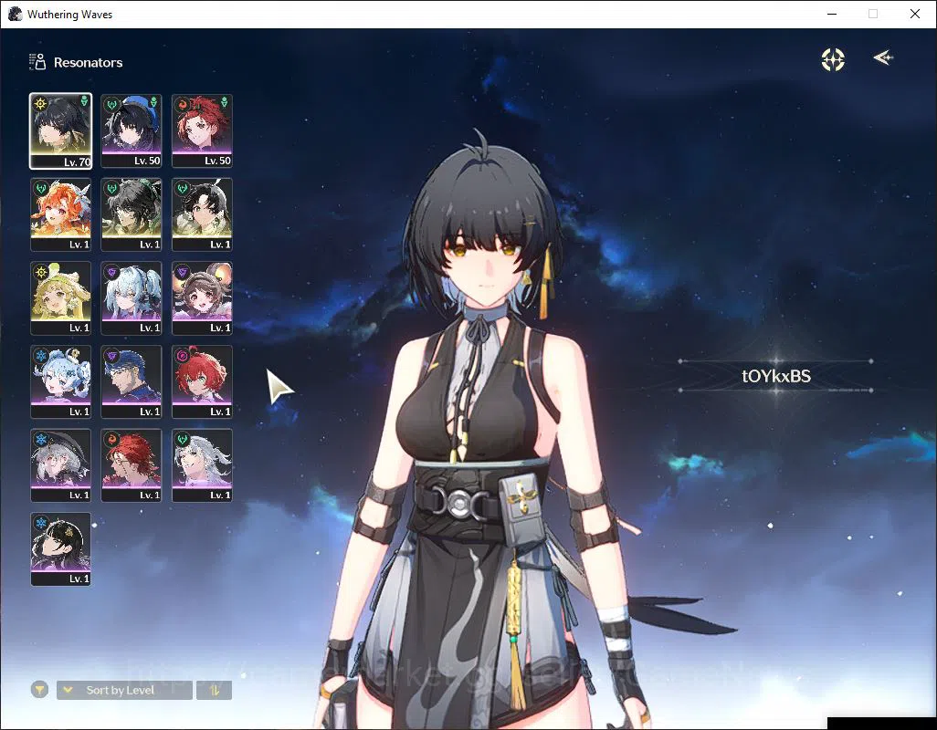 Wuthering Waves Accounts Starter EU|UL 46|2 Limited| [Sigrika Rc 1,Qiuyuan]+Sign |DB Lv 30|Female MC|Log Kuro|Check 2