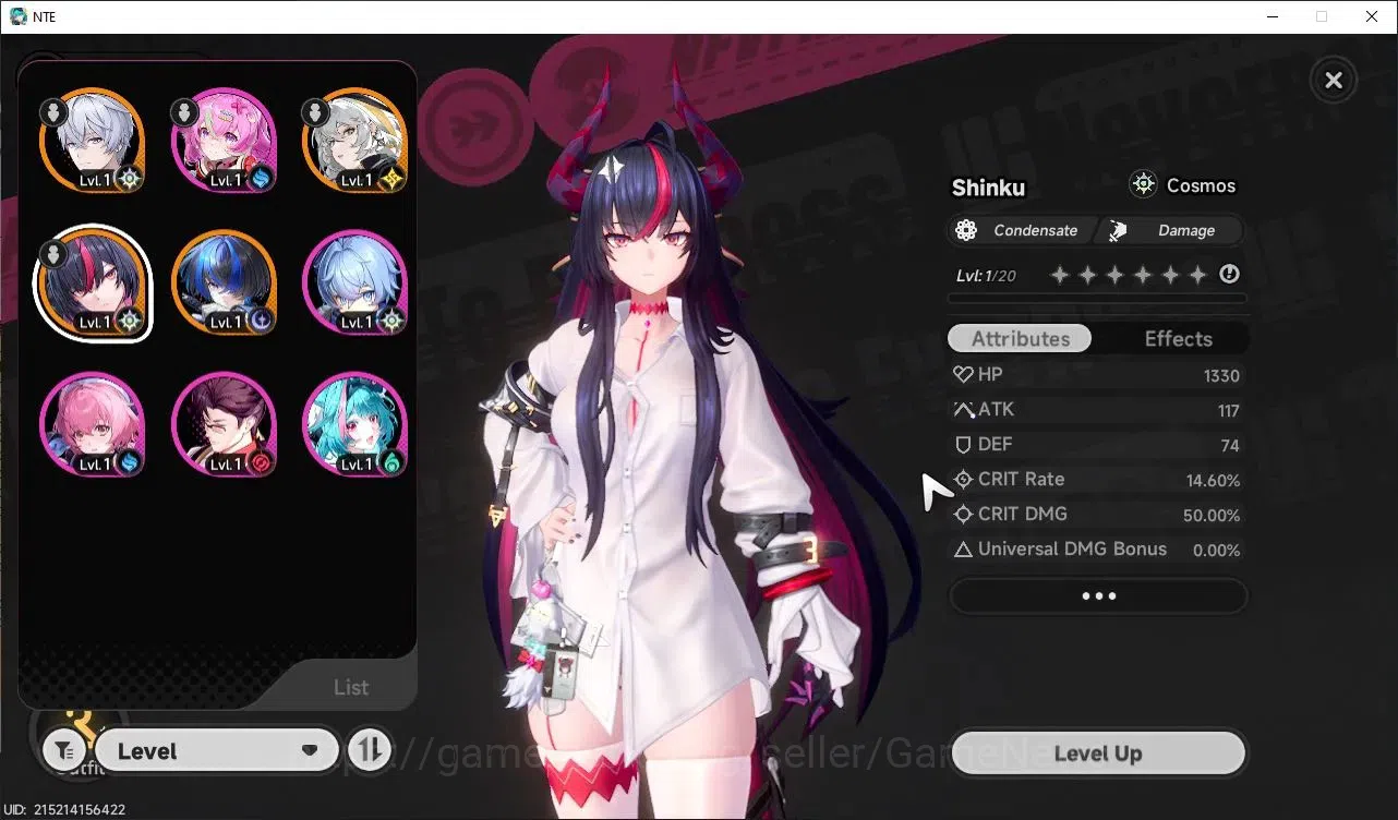 Neverness to Everness Accounts GLOBAL SEA|HL 10|3 S-Class 1 Limited Shinku Awk 1 |1 S-Class Selector Box|Selector 1