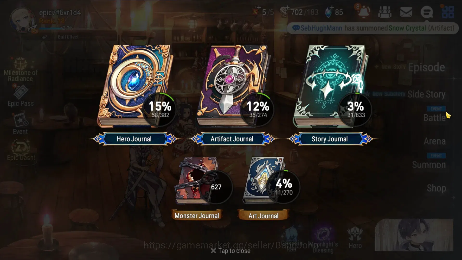 Epic Seven Accounts Global Unverif | Fresh Starter 3 ML (DP Aria, Stra image 15