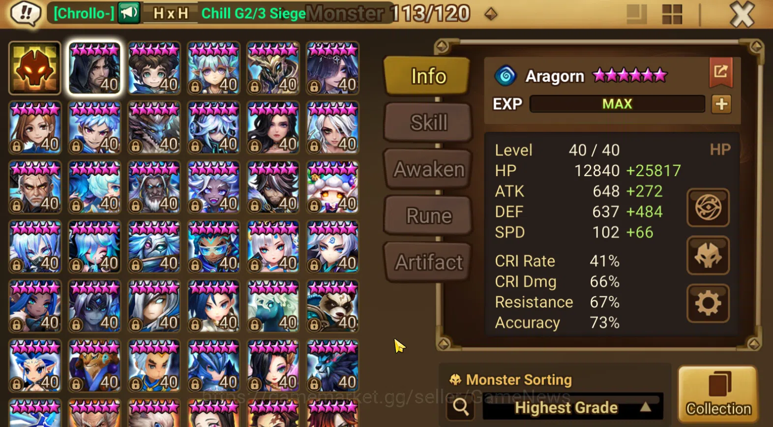 Summoners War: Sky Arena Accounts ASIA WELL ACC|5 LD(Seimei,D Nezuko,Ritsu,Zenisek,B image 11