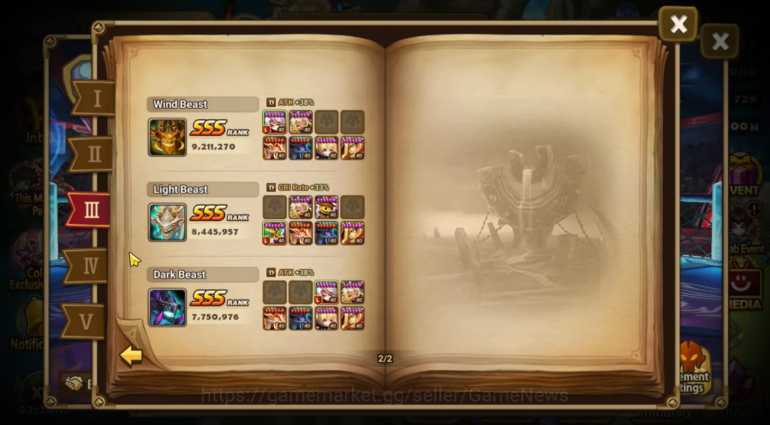 Summoners War: Sky Arena Accounts ASIA WELL ACC|5 LD(Seimei,D Nezuko,Ritsu,Zenisek,B image 8