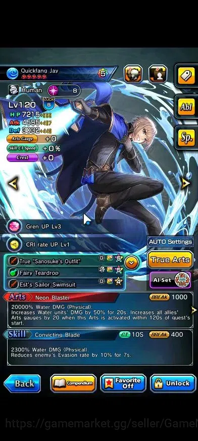 Grand Summoners Accounts End-Game Global|Rank 80|24 Ascend+7 TW|Houka inumuta,Summer Miyu,Touma Kmjo,Chloe,JAY,Saber 9