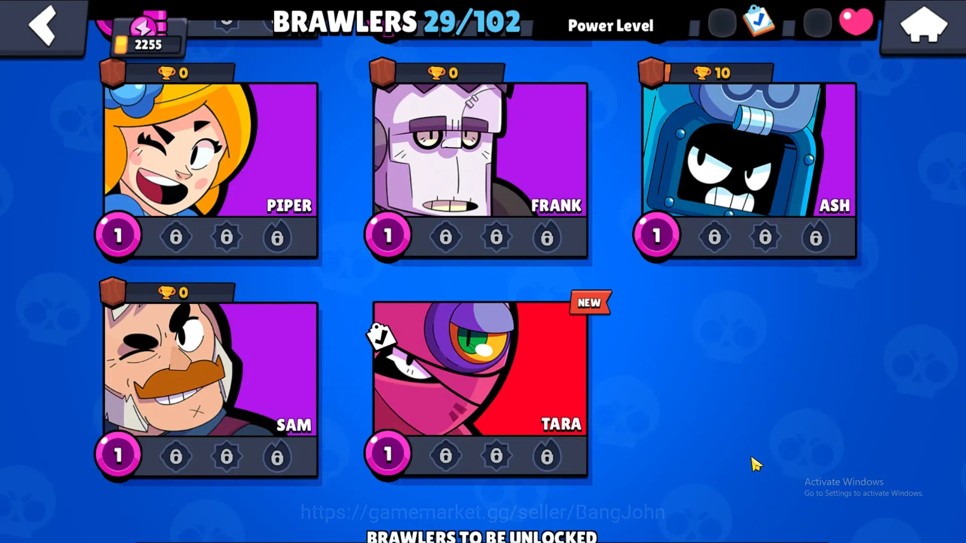 Brawl Stars Accounts 2255Thropy|29 Brawler-4 Max Lv(Edgar,Tick,Finx,She image 8