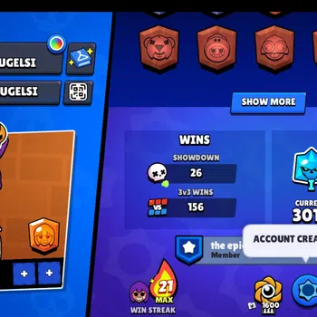 Brawl Stars Accounts 2255Thropy|29 Brawler-4 Max Lv(Edgar,Tick,Finx,She image 1