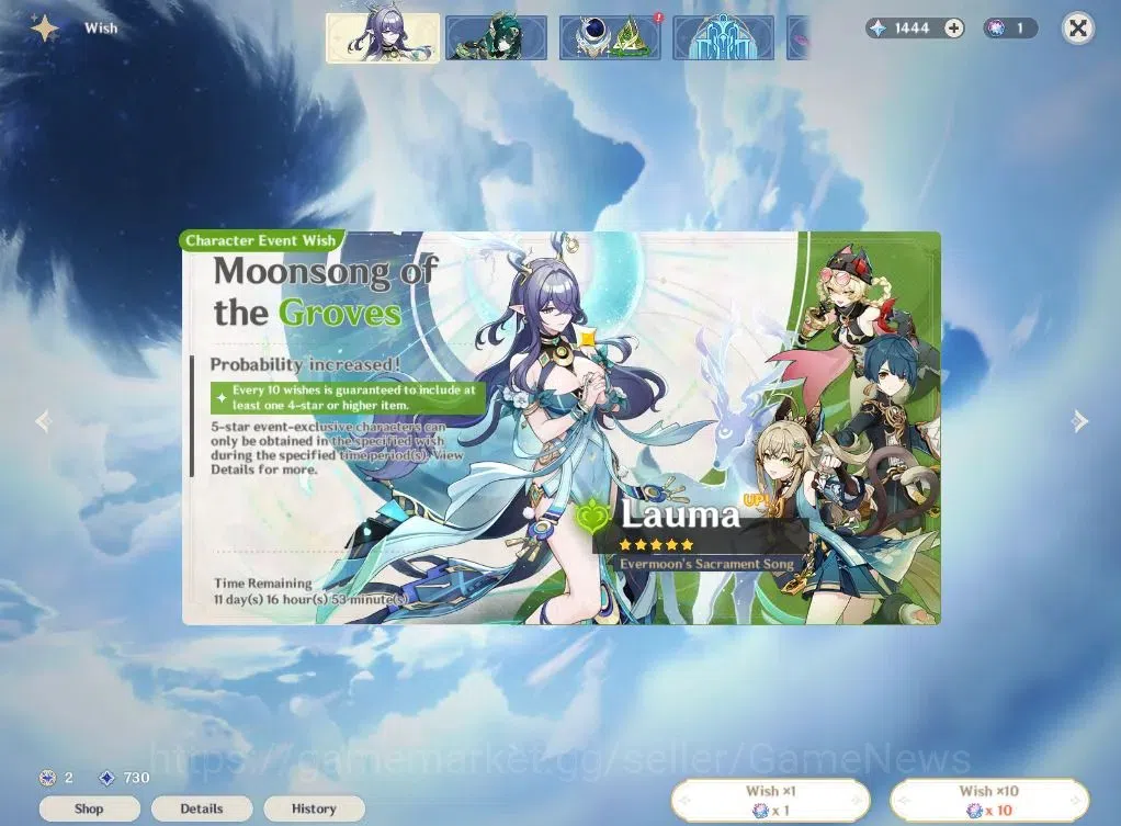 Genshin Impact Accounts End Game ASIA|AR58|14 Limited+10(*5Weapon)|2 PremTeam 15