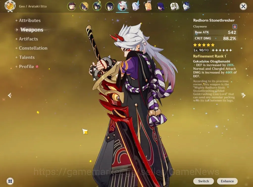Genshin Impact Accounts End Game ASIA|AR58|14 Limited+10(*5Weapon)|2 PremTeam 7