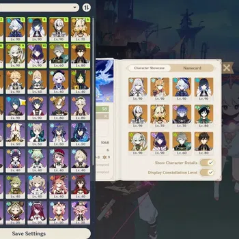 Genshin Impact End Game ASIA|AR58|14 Limited+10(*5Weapon)|2 PremTeam Skirk image 1