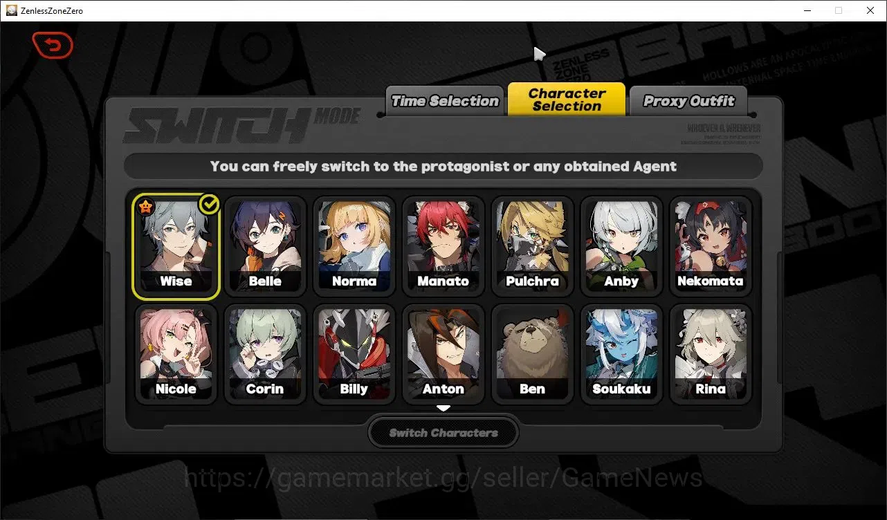 Zenless Zone Zero Accounts Starter ASIA|IK 38|1 Limited (Norma)+Sign |2 STD Character (Nekomata)+Sign Rina M1|1 S Bangboo|MC 10