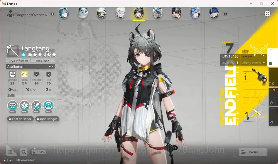 Arknights: Endfield Accounts Asia | Lv 58|4 Limit +3 Sign|Limit (Z.Fangyi Sign, image 11