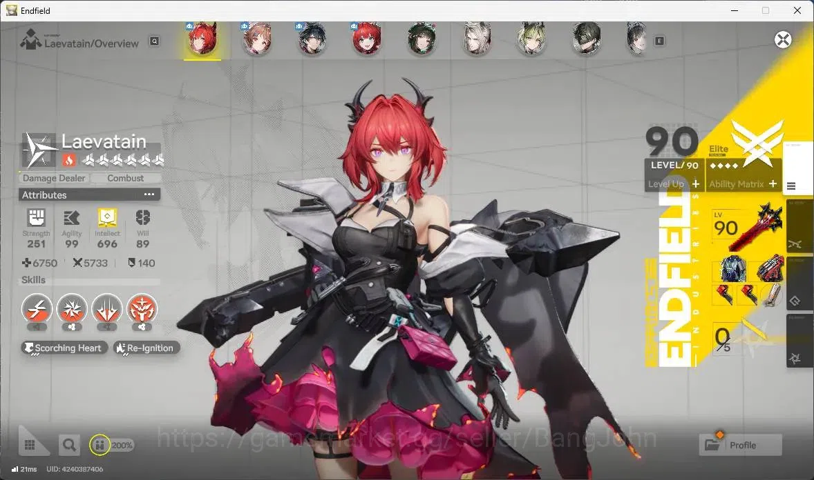 Arknights: Endfield Accounts Asia | Lv 58|4 Limit +3 Sign|Limit (Z.Fangyi Sign, image 14