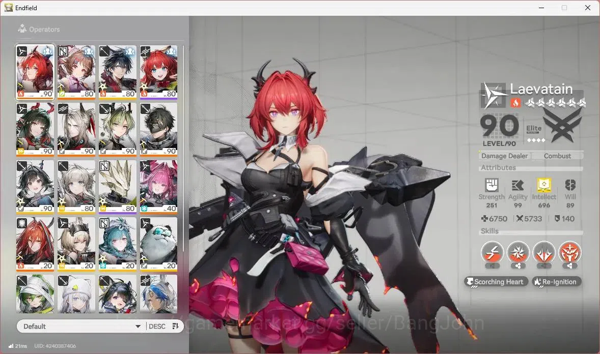 Arknights: Endfield Accounts Asia | Lv 58|4 Limit +3 Sign|Limit (Z.Fangyi Sign, image 16