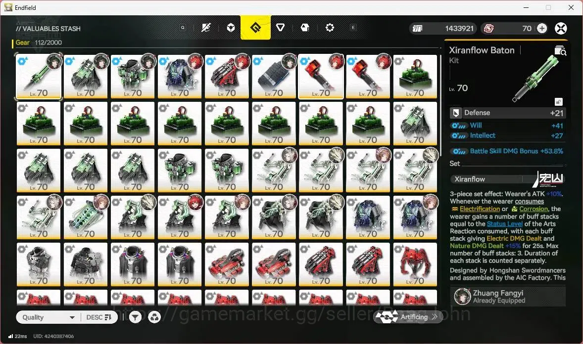 Arknights: Endfield Accounts Asia | Lv 58|4 Limit +3 Sign|Limit (Z.Fangyi Sign, image 7