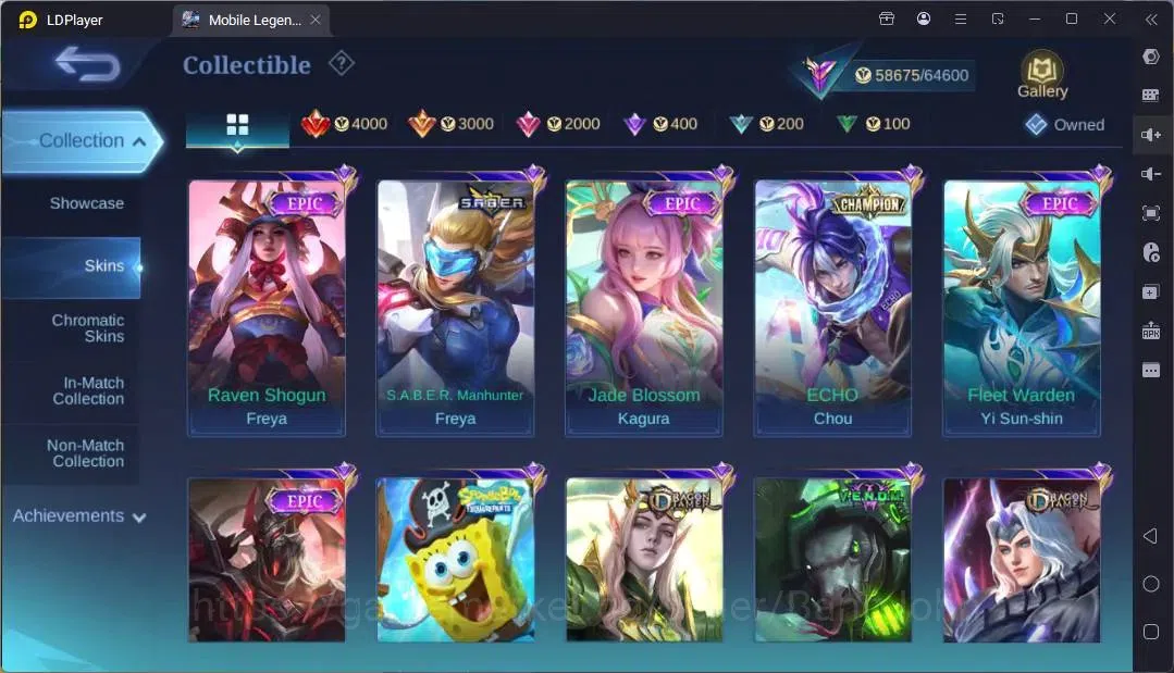 Mobile Legends: Bang Bang Accounts Global|Hero 131|Skin 250|Renowned|Sanrio Floryn|KO image 11