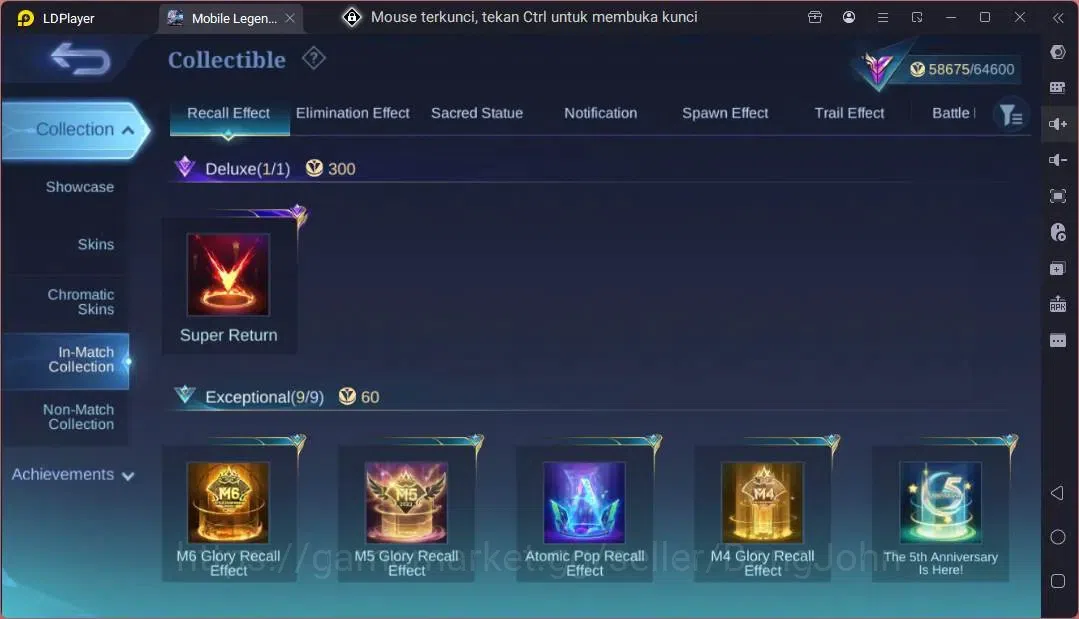 Mobile Legends: Bang Bang Accounts Global|Hero 131|Skin 250|Renowned|Sanrio Floryn|KO image 15