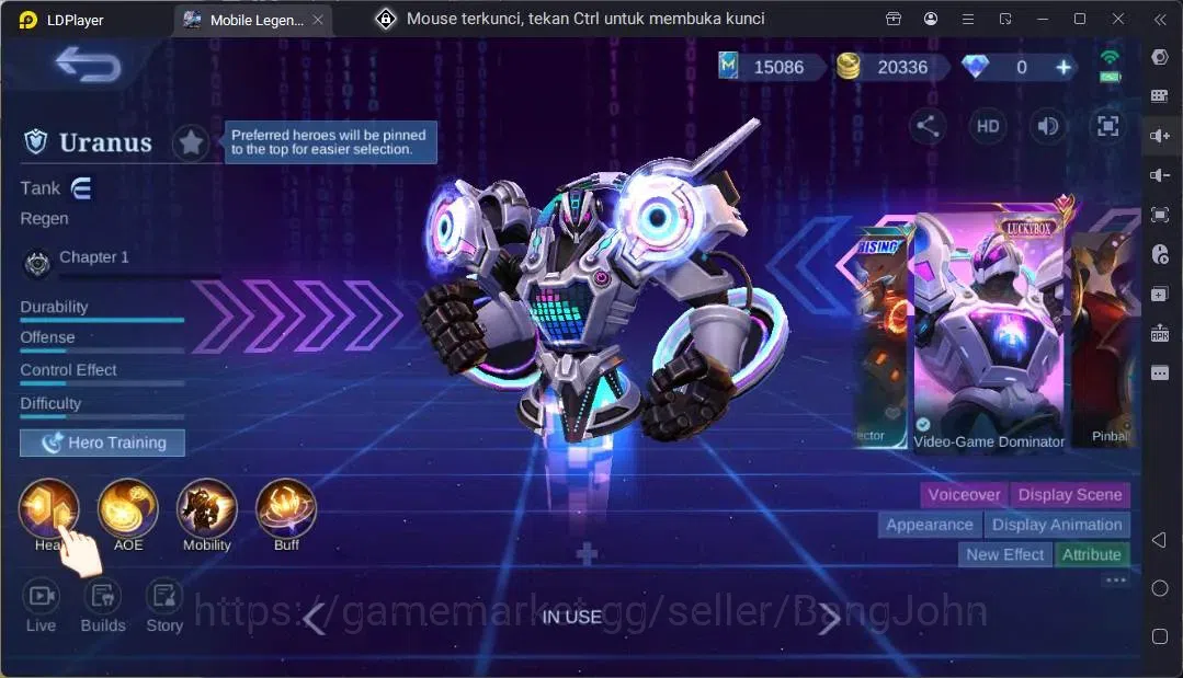 Mobile Legends: Bang Bang Accounts Global|Hero 131|Skin 250|Renowned|Sanrio Floryn|KO image 19