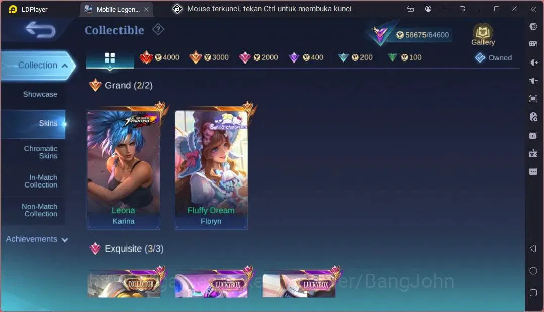 Mobile Legends: Bang Bang Accounts Global|Hero 131|Skin 250|Renowned|Sanrio Floryn|KO image 7