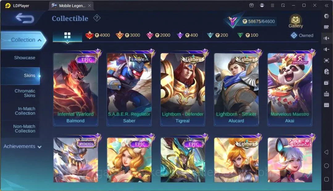 Mobile Legends: Bang Bang Accounts Global|Hero 131|Skin 250|Renowned|Sanrio Floryn|KO image 9