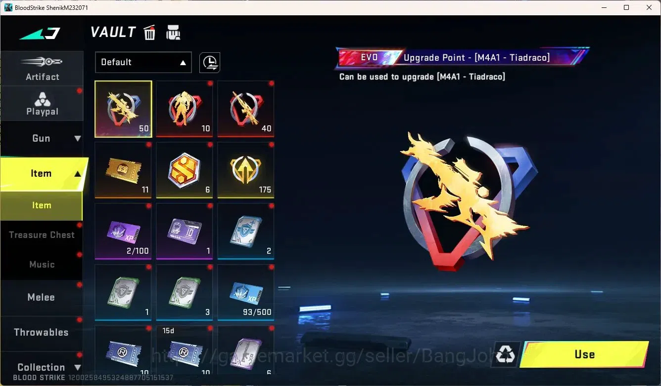 Blood Strike Accounts Asia | EVO M4A1,2 Eternal Guns (KAG-6, M700), Eter image 13