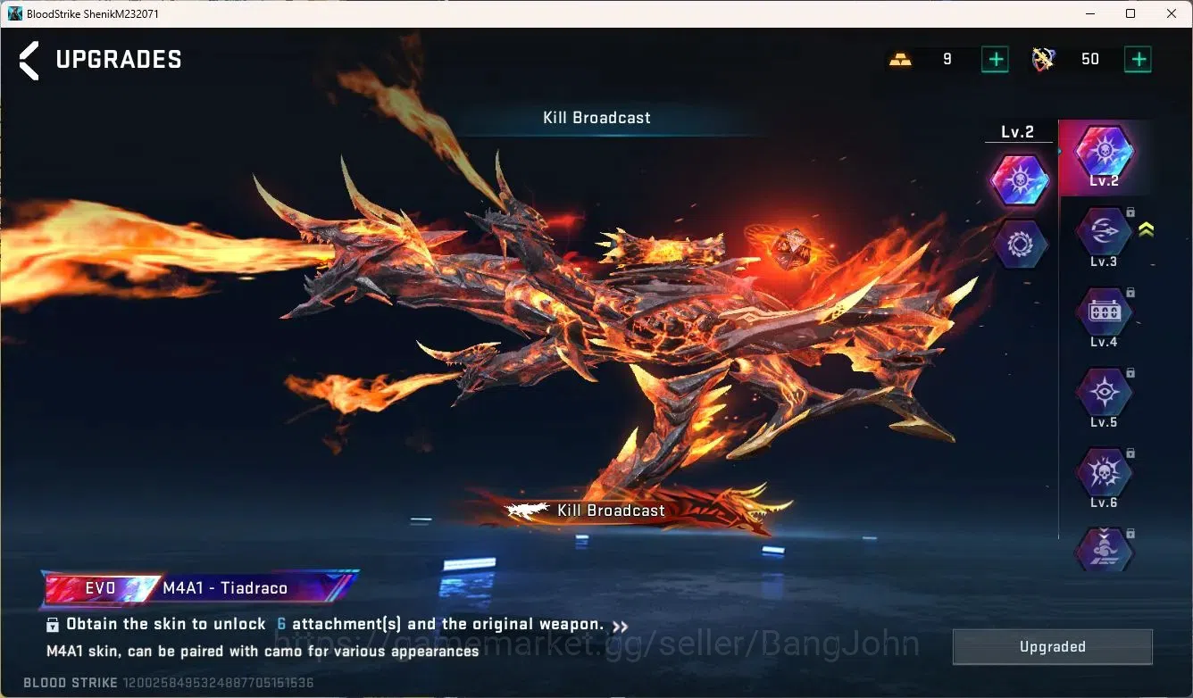 Blood Strike Accounts Asia | EVO M4A1,2 Eternal Guns (KAG-6, M700), Eter image 7